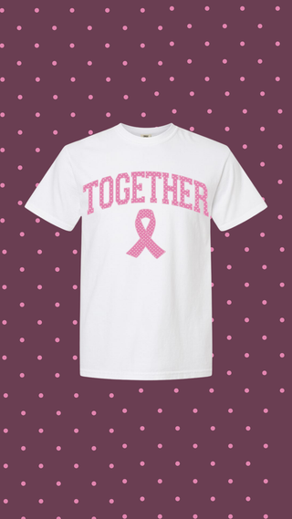 charlie southern: together breast cancer awareness tee