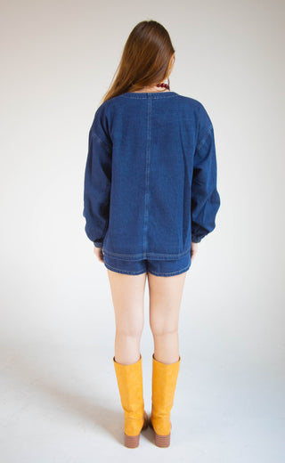 something about you denim set