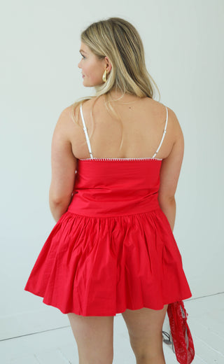 almost gone poplin mini dress