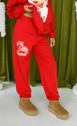 friday + saturday: filthy animal sweatpants