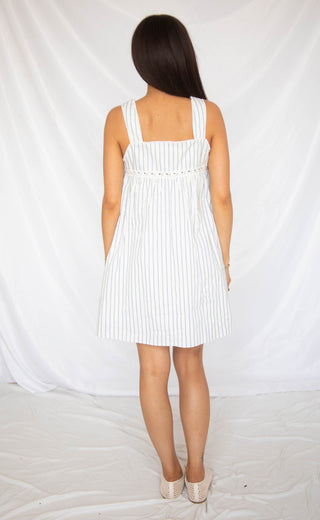 just like you cotton babydoll mini dress