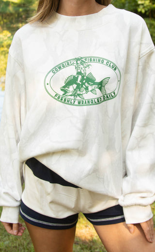 friday + saturday: cowgirl fishing club mockneck