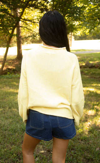 fishing for compliments sweater - butter