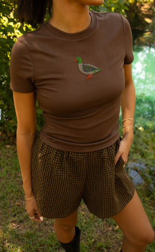 mallard beaded tee