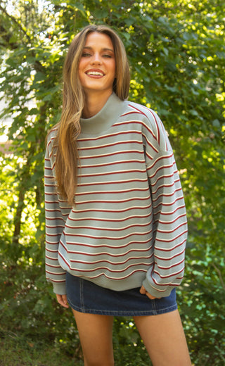 primary energy stripe sweatshirt