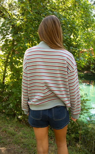 primary energy stripe sweatshirt