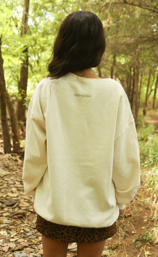 friday + saturday: bite me sweatshirt