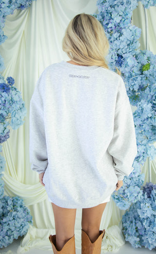 friday + saturday: found her cowboy sweatshirt