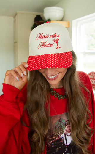 friday + saturday: merrier with a martini trucker hat