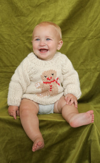 huggalug: gingerbread sweater