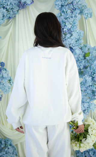 friday + saturday: going to the chapel sweatshirt