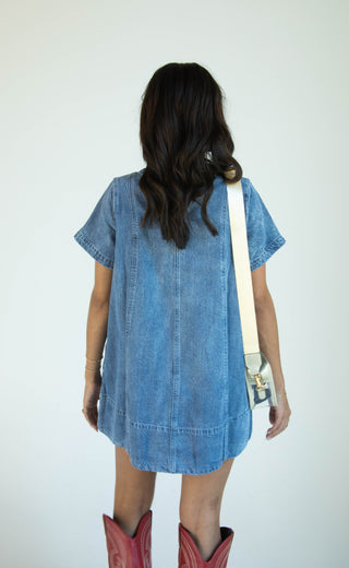 show me your mumu: claremont dress - stream indigo