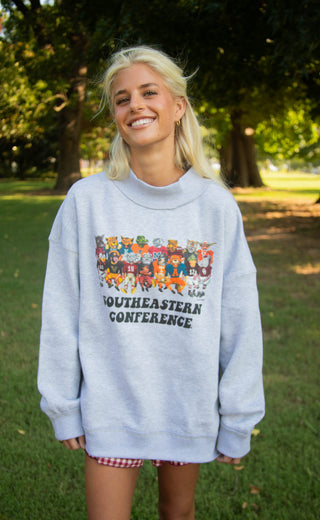 charlie southern: sec family mock neck