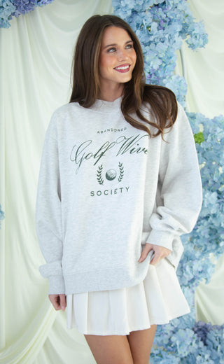 friday + saturday: golf wives mockneck