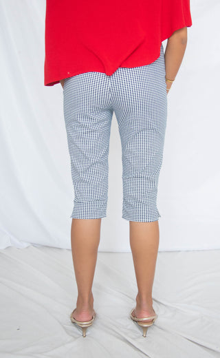 got me missing gingham capris