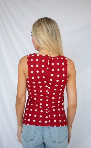 take me out polka dot top