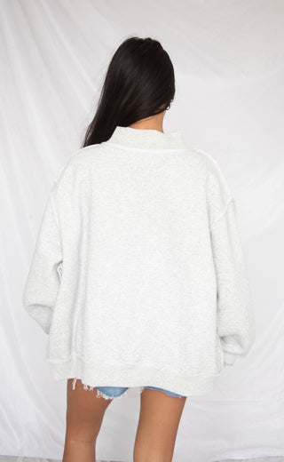 arkansas stripe mockneck - crimson stripe