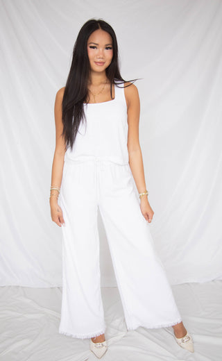 z supply: charli top - white