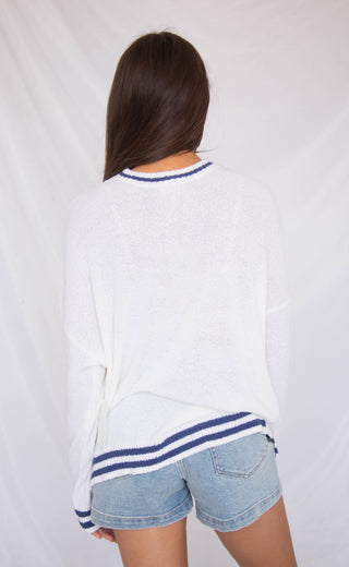 show me your mumu: settle in sweater - la mer