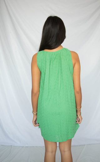 call it a day eyelet mini dress