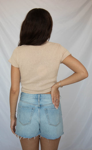 for the record button down sweater