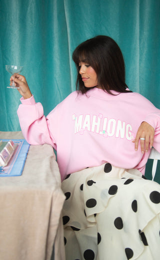 friday + saturday: mahjong mock neck