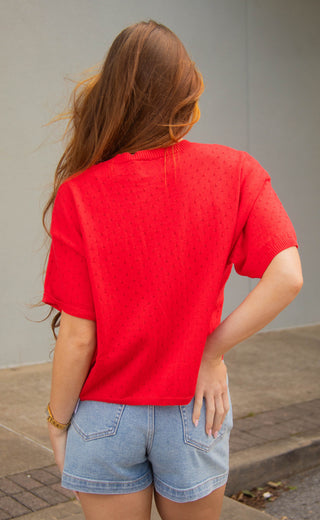 love note pointelle cardigan