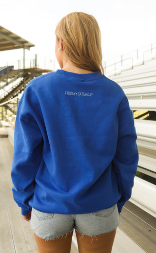 friday + saturday: usa health + wellness sweatshirt