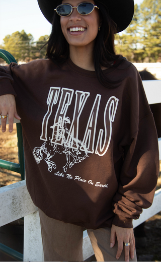 charlie southern: texas like no place on earth sweatshirt