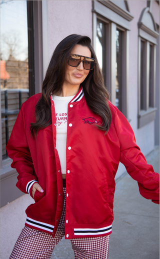 wooo pig sooie letterman jacket
