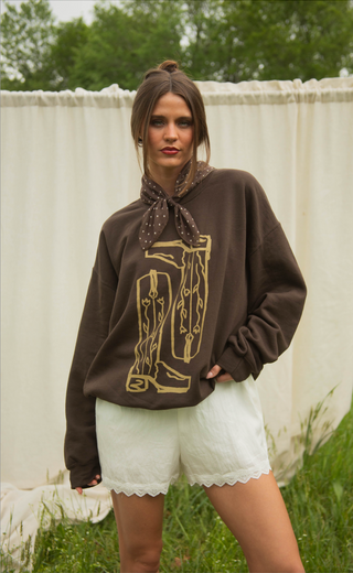 charlie southern x emma katherine art: texas two step sweatshirt