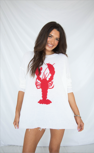 show me your mumu: woodsy sweater - lobster knit