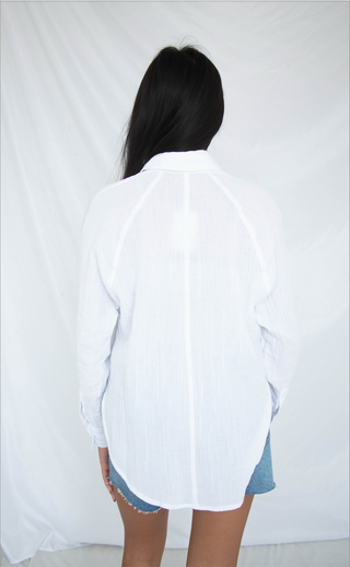 z supply: the perfect airy top - white