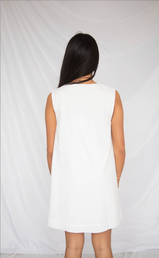 sweet memory mini dress - white