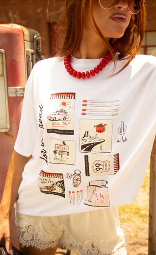 charlie southern: for the road tee