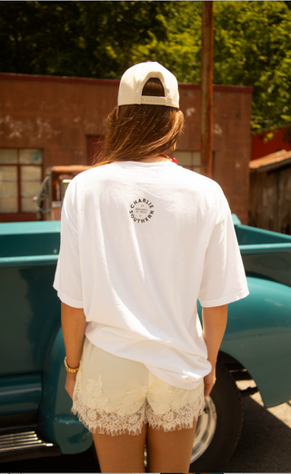 charlie southern: for the road tee
