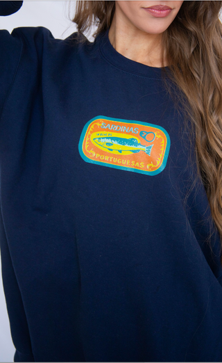 friday + saturday: sardines sweatshirt