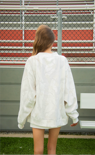 charlie southern: sports camo mock neck