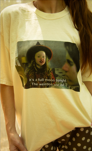 friday + saturday: the weirdos are out picture tee