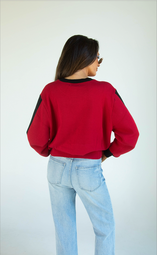 hogs spirit stripe sweater