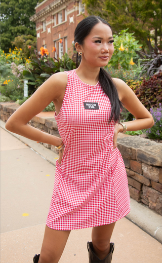 wooo pig woven athletic dress