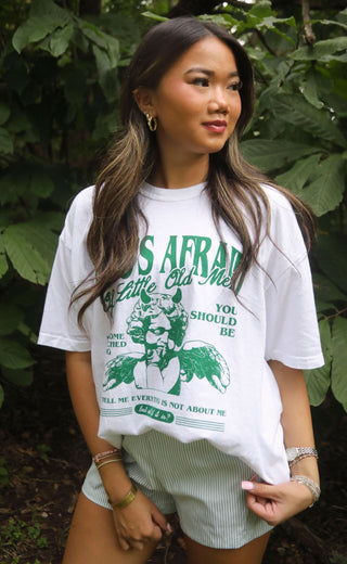 friday + saturday: little old me t shirt