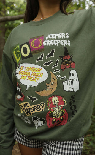 friday + saturday: all things halloween sweatshirt