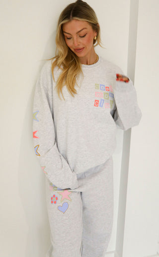 friday + saturday: cool mom sweatshirt