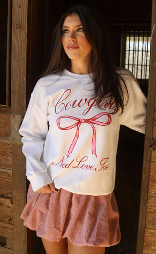 charlie southern: cowgirls need love too sweatshirt