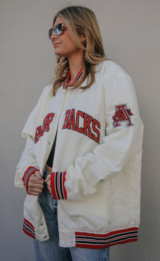 arkansas razorbacks vintage jacket