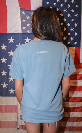 friday + saturday: us athletic dept t shirt