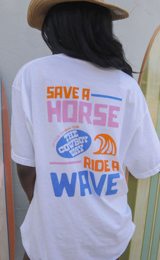 charlie southern: save a horse ride a wave t shirt