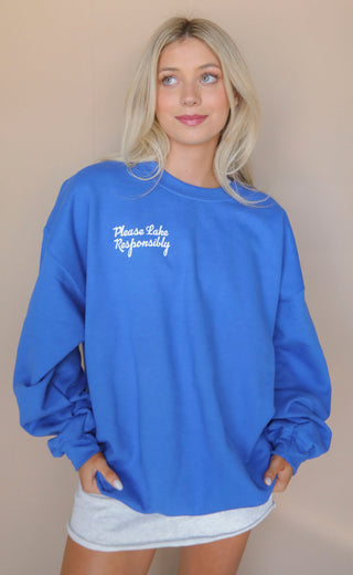 jo johnson: lake responsibly sweatshirt